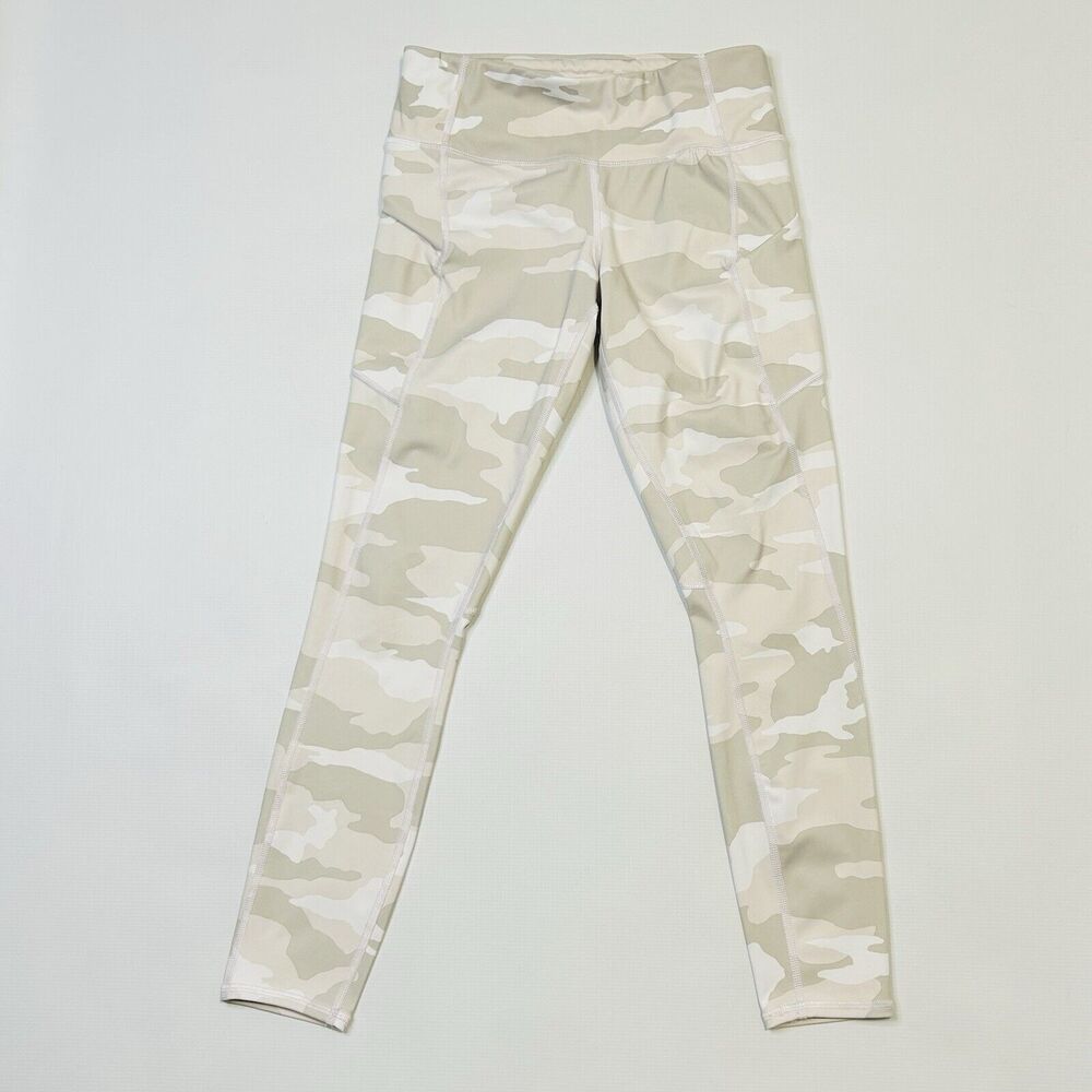 Athleta Womens Camo Contender 7/8 Tight leggings White Beige Size XS - Picture 3 of 13